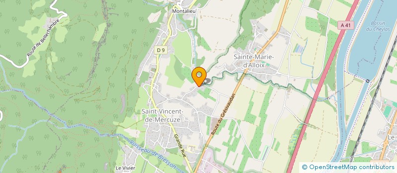 localisation de l'entreprise MADAME SANDRA ROCCIA  CROLLES