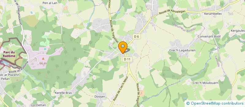 localisation de l'entreprise MADAME SANDRA RODENBURGER  PLEUMEUR-BODOU