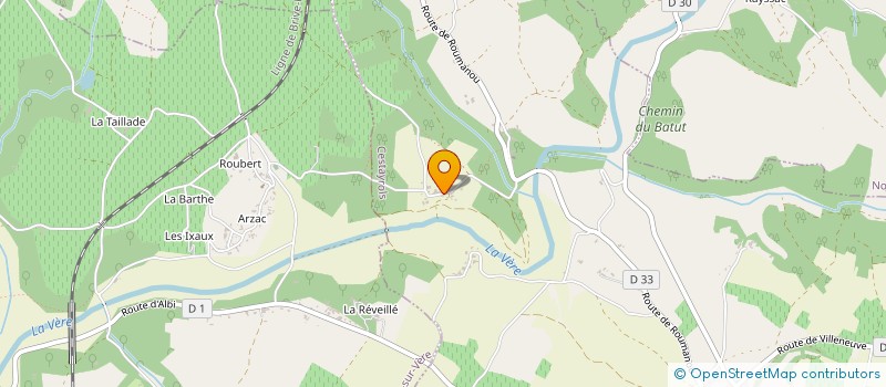 localisation de l'entreprise MADAME SANDRA RODRIGUEZ  CESTAYROLS