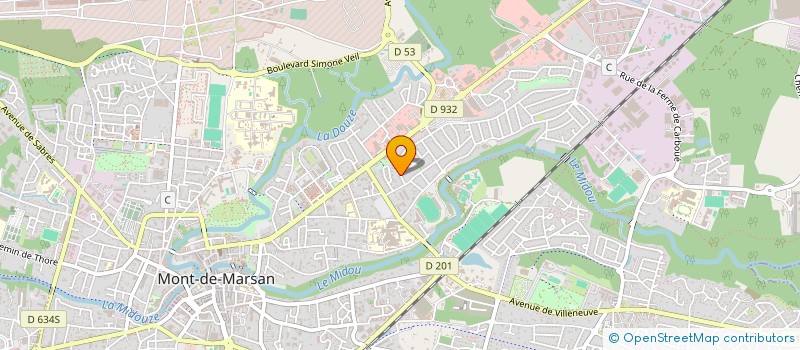 localisation de l'entreprise MADAME SANDRA ROEDSENS  MONT-DE-MARSAN