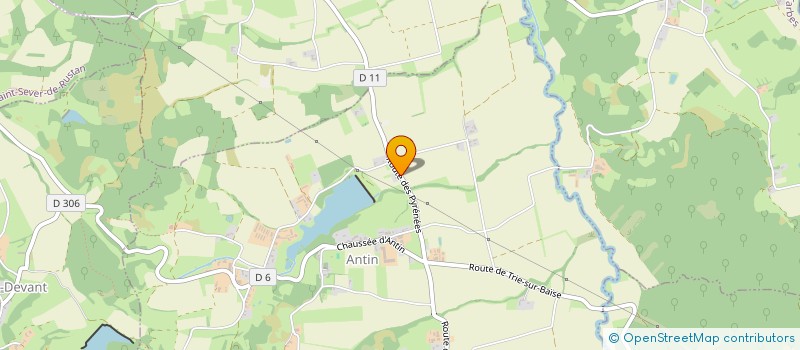 localisation de l'entreprise MADAME SANDRA ROOTH  BERNADETS-DEBAT