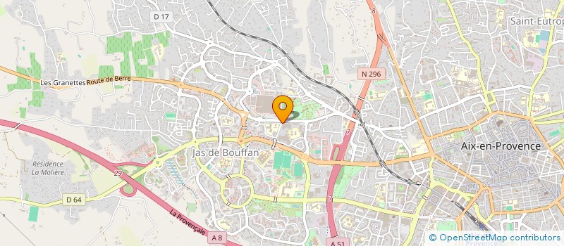 localisation de l'entreprise MADAME SANDRA ROSSI à AIX-EN-PROVENCE