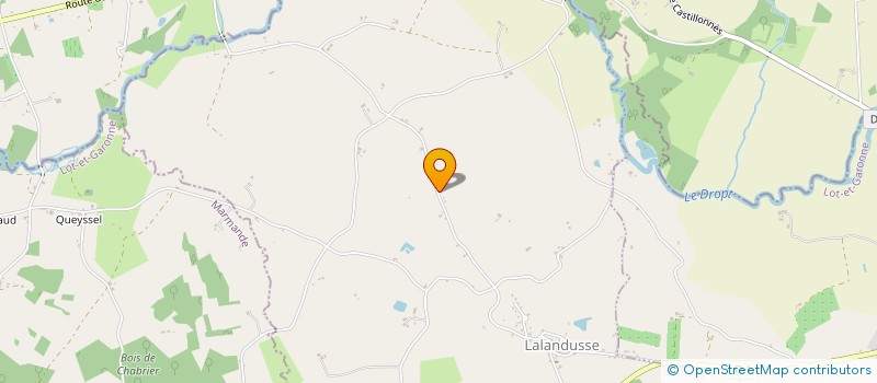 localisation de l'entreprise MADAME SANDRA ROSSI  LALANDUSSE