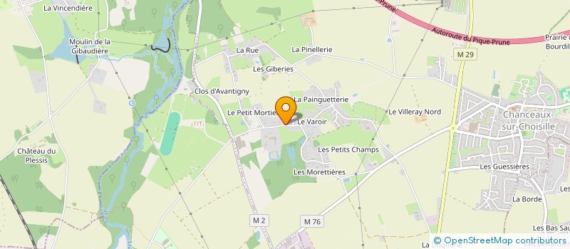 localisation de l'entreprise MADAME SANDRA ROSSINI  CHANCEAUX-SUR-CHOISILLE