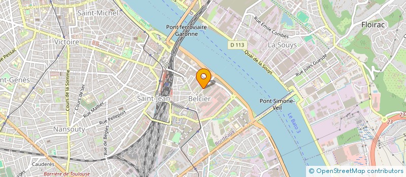 localisation de l'entreprise MADAME SANDRA ROULEAU  BORDEAUX