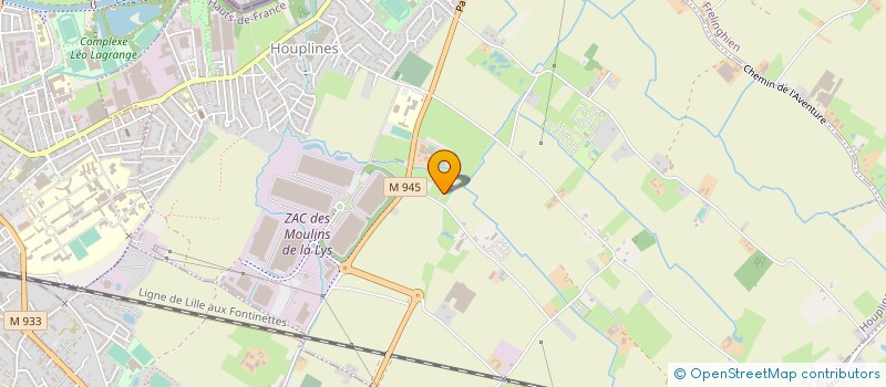 localisation de l'entreprise MADAME SANDRA ROUSSEL  HOUPLINES