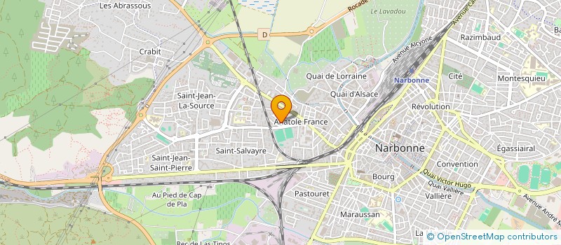 localisation de l'entreprise MADAME SANDRA ROUSSELLE à NARBONNE
