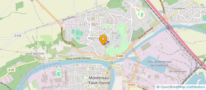 localisation de l'entreprise MADAME SANDRA ROUSSELLE  MONTEREAU-FAULT-YONNE