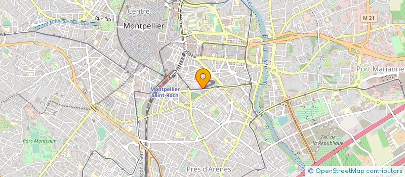 localisation de l'entreprise MADAME SANDRA ROVELON à MONTPELLIER