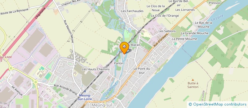 localisation de l'entreprise MADAME SANDRA RUELLAN à MEUNG-SUR-LOIRE