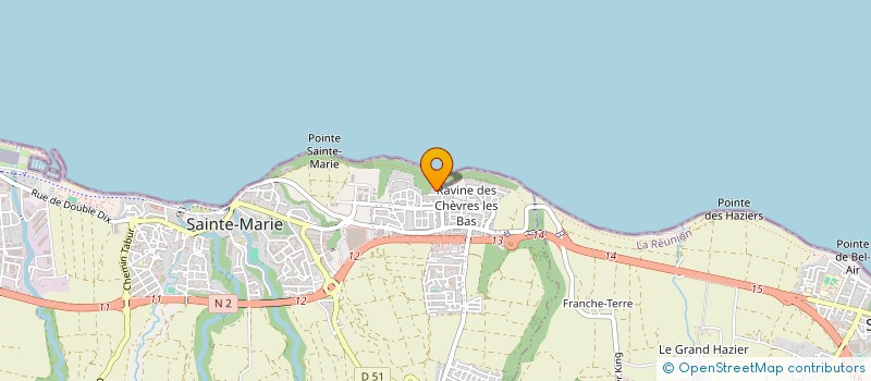 localisation de l'entreprise MADAME SANDRA RUFFIEUX à SAINTE-MARIE