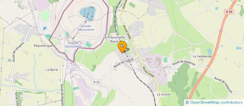 localisation de l'entreprise MADAME SANDRA RUIZ  LE GARRIC