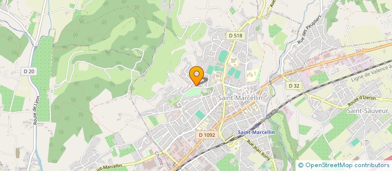 localisation de l'entreprise MADAME SANDRA RUIZ-CUEVAS  SAINT-MARCELLIN