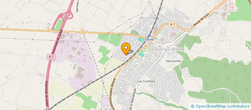 localisation de l'entreprise MADAME SANDRA SABY  LORIOL-SUR-DROME