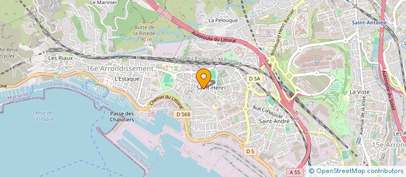 localisation de l'entreprise MADAME SANDRA SADELLI à MARSEILLE