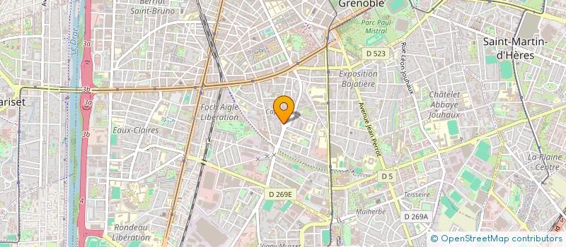 localisation de l'entreprise MADAME SANDRA SAHTEL à GRENOBLE