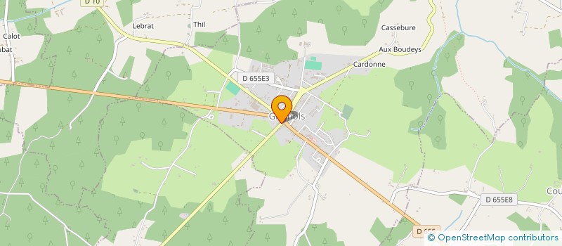 localisation de l'entreprise MADAME SANDRA SAINT MARTIN  GRIGNOLS