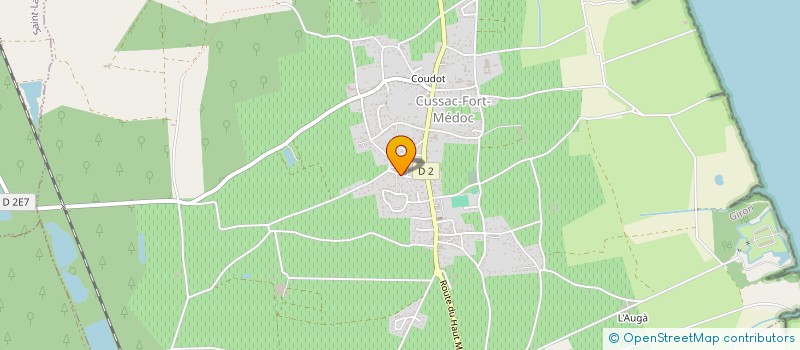 localisation de l'entreprise MADAME SANDRA SAINT REMY  CUSSAC-FORT-MEDOC