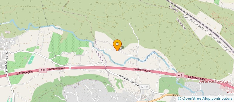 localisation de l'entreprise MADAME SANDRA SALES  VENTABREN