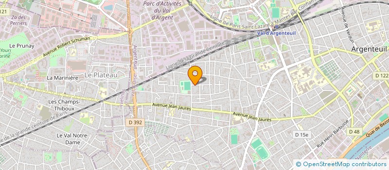 localisation de l'entreprise MADAME SANDRA SAMMARONE  ARGENTEUIL