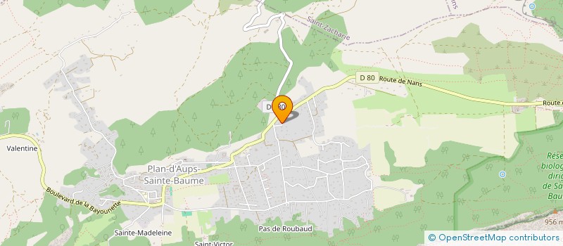 localisation de l'entreprise MADAME SANDRA SAMUEL à PLAN-D'AUPS-SAINTE-BAUME