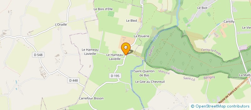 localisation de l'entreprise MADAME SANDRA SANCHEZ  SAINT-GEORGES-D'ELLE