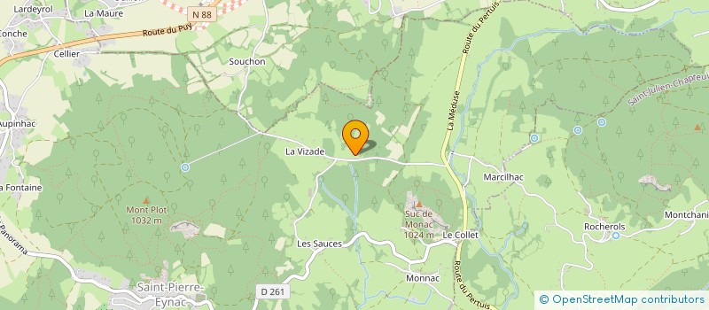 localisation de l'entreprise MADAME SANDRA SANIAL  SAINT-PIERRE-EYNAC