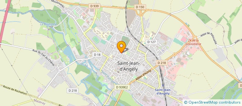 localisation de l'entreprise MADAME SANDRA SANTO  SAINT-JEAN-D'ANGELY