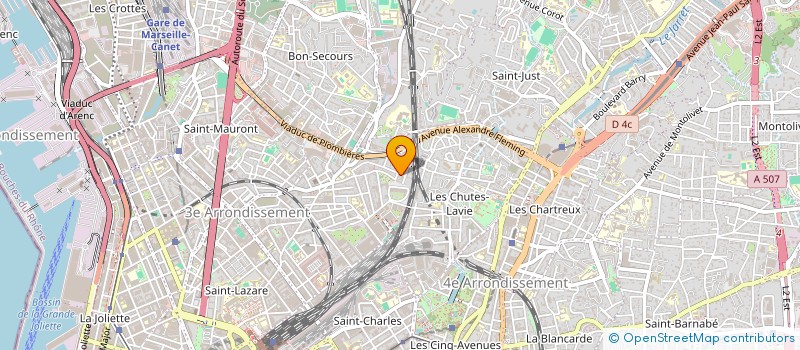 localisation de l'entreprise MADAME SANDRA SANTO à MARSEILLE
