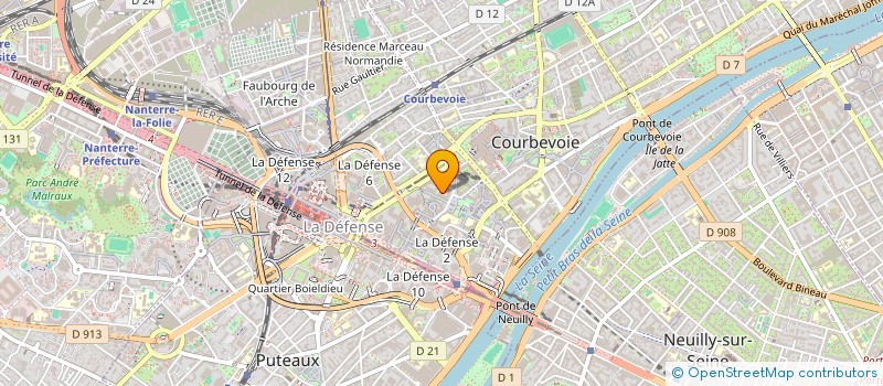 localisation de l'entreprise MADAME SANDRA SAVENKOFF à COURBEVOIE