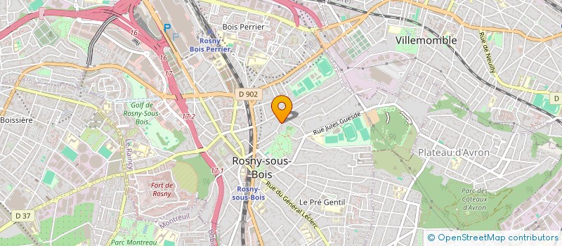 localisation de l'entreprise MADAME SANDRA SAVIN à ROSNY-SOUS-BOIS
