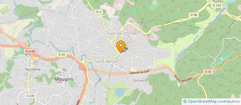 localisation de l'entreprise MADAME SANDRA SCALISI à MOUGINS
