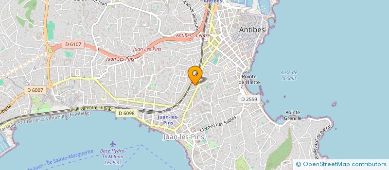 localisation de l'entreprise MADAME SANDRA SCHMIDT à ANTIBES