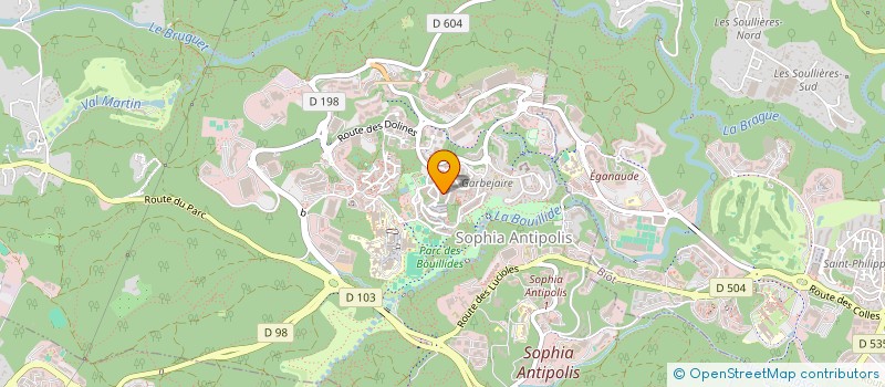 localisation de l'entreprise MADAME SANDRA SCHMIEDER à VALBONNE