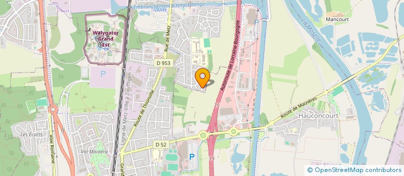 localisation de l'entreprise MADAME SANDRA SCHMITT  TALANGE