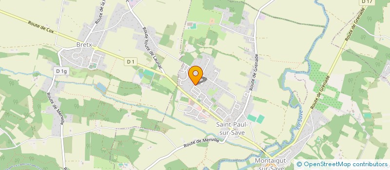 localisation de l'entreprise MADAME SANDRA SCHNUR  SAINT-PAUL-SUR-SAVE