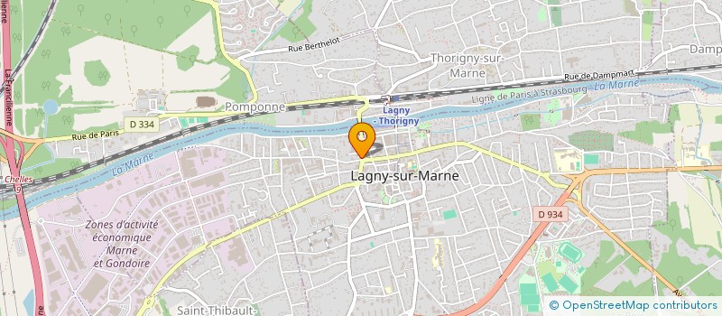 localisation de l'entreprise MADAME SANDRA SEIGLER  LAGNY-SUR-MARNE