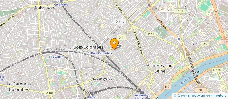 localisation de l'entreprise MADAME SANDRA SENNE  ASNIERES-SUR-SEINE