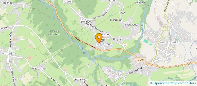 localisation de l'entreprise MADAME SANDRA SERPE  VIUZ-EN-SALLAZ