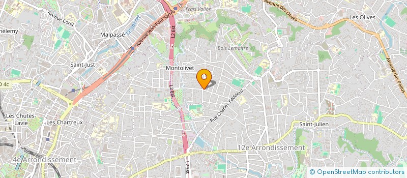 localisation de l'entreprise MADAME SANDRA SERROR à MARSEILLE