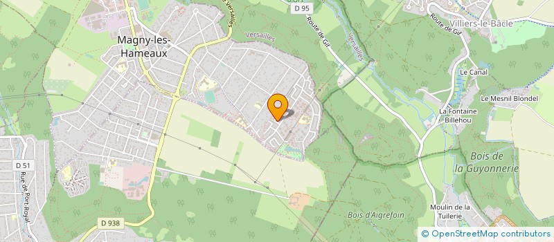 localisation de l'entreprise MADAME SANDRA SEVELIN à MAGNY-LES-HAMEAUX