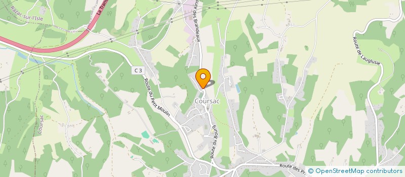 localisation de l'entreprise MADAME SANDRA SEVERINO  COURSAC