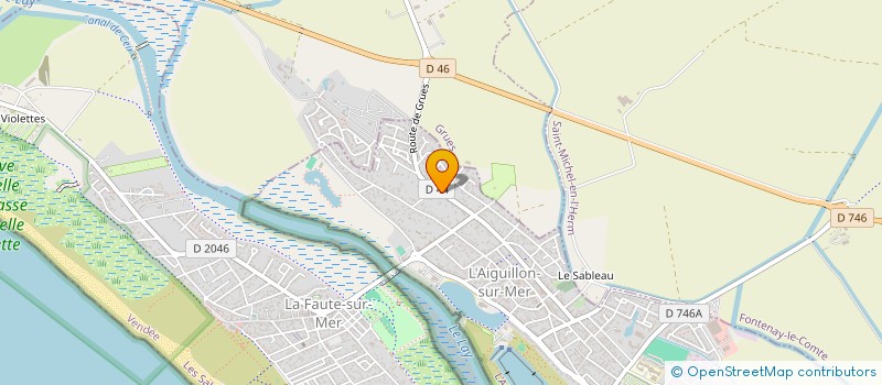 localisation de l'entreprise MADAME SANDRA SIEURIN  L'AIGUILLON-LA-PRESQU'ILE