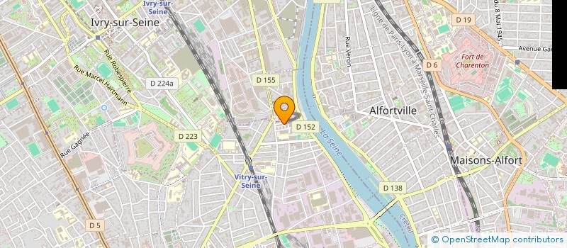 localisation de l'entreprise MADAME SANDRA SILLON à VITRY-SUR-SEINE