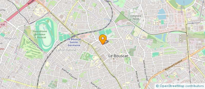 localisation de l'entreprise MADAME SANDRA SILVA  LE BOUSCAT