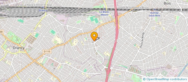 localisation de l'entreprise MADAME SANDRA SILVA  LE BLANC-MESNIL