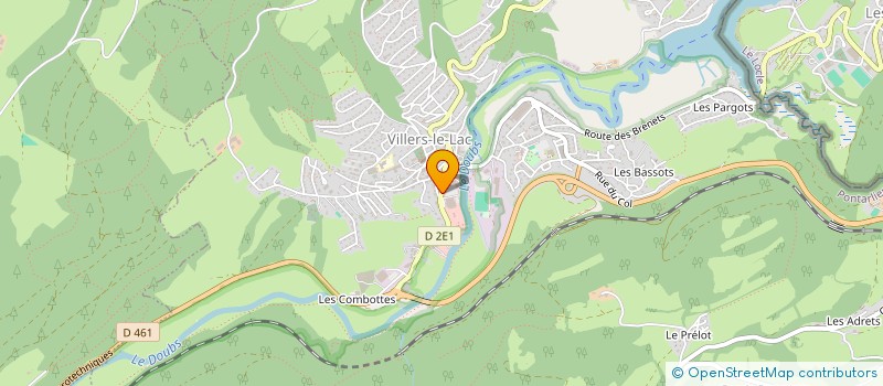 localisation de l'entreprise MADAME SANDRA SIRON à VILLERS-LE-LAC