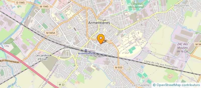 localisation de l'entreprise MADAME SANDRA SOCIAS ET CANALS à ARMENTIERES