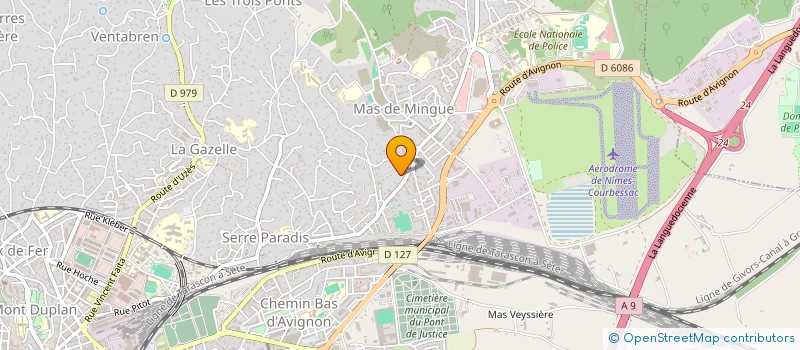 localisation de l'entreprise MADAME SANDRA SOLER  NIMES