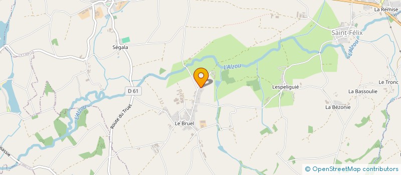 localisation de l'entreprise MADAME SANDRA SOLINSKI  ANGLARS-SAINT-FELIX